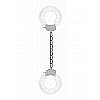  Pleasure Legcuffs White SH-OU009WHT