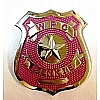  Police Badge pink  75 02493