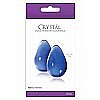 ����������� CRYSTAL LARGE GLASS EGGS BLUE NSN-0703-27