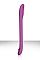 Вибромассажер плоский Serenity - Purple USB из силикона фиолетовый
