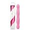 Изысканный двусторонний розовый стимулятор Vibe Therapy Discover - 33 см.