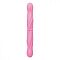 Изысканный двусторонний розовый стимулятор Vibe Therapy Discover - 33 см.