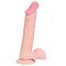 Реалистичный фаллоимитатор с подошвой-присоской - 22,8 см.