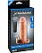Насадка удлинитель Vibrating Real Feel 1 Extension с кольцом на мошонку телесная с вибрацией