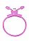Розовое утягивающее лассо Adjustable Cockring