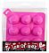 Формочка для льда розового цвета