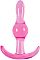Розовая анальная пробка Jelly Rancher T-Plug - Wave - 9,7 см.