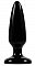 Малая чёрная анальная пробка Jelly Rancher Pleasure Plug Small - 10,2 см.