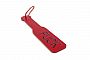 Красная шлёпалка Fuck - 31,5 см.