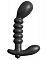 Анальный вибромассажер Ribbed Prostate Vibe - 15,2 см.