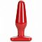 Анальная пробка Red Boy Medium - Doc Johnson, Красный