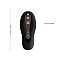 Чёрный вибростимулятор LAYA II BLACK LINE