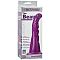 Фиолетовая рельефная насадка Vac-U-Lock Platinum Edition The Beauty - 18,8 см.