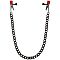 Зажимы для сосков Kink Nipple Clips with Heavy Chain and Silicone Tips