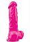 Розовый фаллоимитатор Pleasures Thick 8 Dildo - 23,9 см.