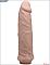 Телесный фаллоимитатор из реалистичного материала ультраскин - 17 см.