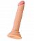 Телесный анальный фаллоимитатор на присоске - 12,5 см.