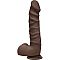 Коричневый фаллоимитатор на присоске The D Ragin D 7.5 Chocolate - 19,05 см.
