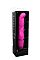 Розовый фигурный вибратор PURRFECT SILICONE DELUXE VIBE - 15 см.