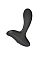 Чёрный стимулятор простаты с вибрацией OVO Q1