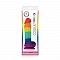 Радужный фаллоимитатор Colours Pride Edition 5 Dildo - 17,8 см.