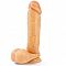 Телесный фаллоимитатор на присоске Hung Rider Mitch - 22,86 см.