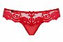 Ажурные трусики-стринги с украшением в форме сердца на задней части