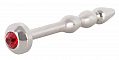 Уретральный стимулятор с декоративным стразом Sextreme Jewel Cockpin - 8 см.