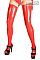 Красные латексные чулочки