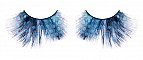Ресницы голубые перья