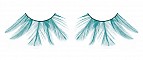 Ресницы голубые перья