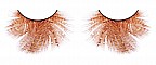 Ресницы оранжево-красные перья