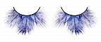 Ресницы голубые перья