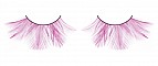 Ресницы розовые перья