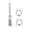 Комплект интимных украшений Nipple and Clitoral Body Jewelry Silver
