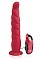 Насадка для страпона Fetish Fantasy Elite 10 с вибрацией красная