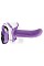 Страпон универсальный Hollow Strap-On 6 полый с вибрацией фиолетовый