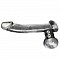 Хомут-утяжка для мошонки из искусственной кожи на клепках SNAP BALL STRETCHER BLM1687