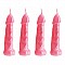 Четыре розовые свечи-фаллоса 2452-04 CD SE