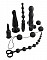 Анальный стимулятор AFC - DELUXE FANTASY KIT BLACK 467100PD