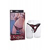 Крепление для фаллоимитатора Scandal Thong Harness атласный, цвет: черно-красный Крепление для фаллоимитатора Scandal Thong Harness атласный, цвет: черно-красный