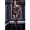 �������� CRISSCROSS LACE CROTCHLESS BODYSTOCKING