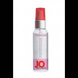 <strong>Женский возбуждающий силиконовый лубрикант JO Personal Lubricant  Premium Wom,2 oz (60 мл)</strong> <br />
Персональный женский возбуждающий лубрикант на силиконовой основе JO Personal Lubricant  Premium Women Warming - супер долгое скольжение и увеличенная чувствительность. Абсолютно не липкий. Нагревается при контакте. Создан специально для женщин. Безопасен для латексных изделий, легко смывается. Применение: небольшое количество персонального лубриканта нанести на интимные участки. Для использования с презервативом, нанести на наружную сторону презерватива. Предупреждение: если происходит раздражение или дискомфорт прекратить использование и обратиться к врачу. Очень скользкий на поверхностях. Состав:  циклопентаксилоксан, циклотетрасилоксан, диметиконол, диметикон, олеорезин капсикум, перечная мята. Хранение:  держать в закрытом виде  хранить в сухом месте при температуре не ниже 5С и не выше 25С. Объем: 60 мл. Производитель: SYSTEM JO Products, США. <div class="charTableblock"> </div> Женский возбуждающий силиконовый лубрикант JO Personal Lubricant  Premium Wom,2 oz (60 мл) 
Персональный женский возбуждающий лубрикант на силиконовой основе JO Personal Lubricant  Premium Women Warming - супер долгое скольжение и увеличенная чувствительность. Абсолютно не липкий. Нагревается при контакте. Создан специально для женщин. Безопасен для латексных изделий, легко смывается. Применение: небольшое количество персонального лубриканта нанести на интимные участки. Для использования с презервативом, нанести на наружную сторону презерватива. Предупреждение: если происходит раздражение или дискомфорт прекратить использование и обратиться к врачу. Очень скользкий на поверхностях. Состав:  циклопентаксилоксан, циклотетрасилоксан, диметиконол, диметикон, олеорезин капсикум, перечная мята. Хранение:  держать в закрытом виде  хранить в сухом месте при температуре не ниже 5С и не выше 25С. Объем: 60 мл. Производитель: SYSTEM JO Products, США.