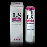 <strong>Спрей-стимулятор для женщин Lovespray Active - 18 мл.</strong> <br />
Спрей с возбуждающим эффектом для женщин LOVESPRAY ACTIVE. Одним нажатием спрей легко распыляется на эрогенные зоны женщины и мгновенно впитывается, вызывая ощущение легкого, приятного тепла. LOVESPRAY ACTIVE значительно повышает чувствительность и пробуждает сексуальное желание у женщин.
<br><br>Уникальный состав способствует усилению оргазма. Смягчает и тонизирует нежные интимные зоны. Эффект от нанесения спрея длится 15-30 минут, но чем больше средства нанесено, тем более яркий и длительный эффект. Доза подбирается индивидуально, начиная с минимальной (одно нажатие).
<br><br>Все средства серии LOVESPRAY ACTIVE совместимы с изделиями из латекса и синтетических материалов. Современный флакон обеспечивает удобное нанесение и надежное хранение. <div class="charTableblock"> </div> Спрей-стимулятор для женщин Lovespray Active - 18 мл. 
Спрей с возбуждающим эффектом для женщин LOVESPRAY ACTIVE. Одним нажатием спрей легко распыляется на эрогенные зоны женщины и мгновенно впитывается, вызывая ощущение легкого, приятного тепла. LOVESPRAY ACTIVE значительно повышает чувствительность и пробуждает сексуальное желание у женщин.
<br><br>Уникальный состав способствует усилению оргазма. Смягчает и тонизирует нежные интимные зоны. Эффект от нанесения спрея длится 15-30 минут, но чем больше средства нанесено, тем более яркий и длительный эффект. Доза подбирается индивидуально, начиная с минимальной (одно нажатие).
<br><br>Все средства серии LOVESPRAY ACTIVE совместимы с изделиями из латекса и синтетических материалов. Современный флакон обеспечивает удобное нанесение и надежное хранение.