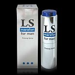 <strong>Спрей-пролонгатор для мужчин Lovespray Marafon - 18 мл.</strong> <br />
Супер быстродействующий пролонгатор с NUMB-эффектом для мужчин. СПРЕЙ-пролонгатор мгновенно проникает и полностью впитывается в кожу головки полового члена, снижая ее чувствительность. Быстродействие LOVESPRAY MARAFON позволяет мужчине сразу быть в контакте и контролировать время полового акта. <div class="charTableblock"> </div> Спрей-пролонгатор для мужчин Lovespray Marafon - 18 мл. 
Супер быстродействующий пролонгатор с NUMB-эффектом для мужчин. СПРЕЙ-пролонгатор мгновенно проникает и полностью впитывается в кожу головки полового члена, снижая ее чувствительность. Быстродействие LOVESPRAY MARAFON позволяет мужчине сразу быть в контакте и контролировать время полового акта.
