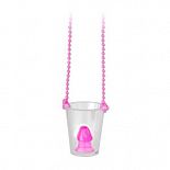 ����� � �������� Pecker Shot Glass Necklace PINK 
������ ������� ����� � �������� �� ������� � ���� �������, �������� �����, �������� �������.