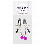 <strong>Клипсы на соски NIPPLE TEASERS 10234TJ</strong> <br />
Металлические зажимы для сосков с резиновым покрытием. <div class="charTableblock"> </div> Клипсы на соски NIPPLE TEASERS 10234TJ
Металлические зажимы для сосков с резиновым покрытием.