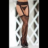 <strong>Чулки-сетка и пояс для чулок с цветочным узором</strong> <br />
Чулки-сетка с цветочным орнаментом и ажурный пояс для чулок. Трусики в комплект не входят. <div class="charTableblock"><div><span>Размер</span>: S (42-44); M (44-46); L (46-48)</div><div><span>Цвет</span>: черный</div><div><span>Производитель</span>: SoftLine, Польша</div><div><span>В наличии</span>: S-M-L, черный</div></div> Чулки-сетка и пояс для чулок с цветочным узором
Чулки-сетка с цветочным орнаментом и ажурный пояс для чулок. Трусики в комплект не входят.