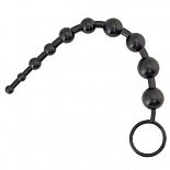 <strong>Чёрная гибкая анальная цепочка - 25 см.</strong> <br />
Чёрная гибкая анальная цепочка с ручкой-кольцом. <div class="charTableblock"><div><span>Длина, см</span>: 25.00</div><div><span>Диаметр, см</span>: 2.30</div><div><span>Материал</span>: ПВХ (PVC)</div><div><span>Цвет</span>: черный</div><div><span>Особенности</span>: цепочки, бусы</div><div><span>Длина, см</span>: 25 и более</div><div><span>Диаметр, см</span>: 2</div></div> Чёрная гибкая анальная цепочка - 25 см.
Чёрная гибкая анальная цепочка с ручкой-кольцом.