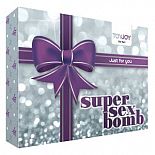 <strong>Эротический набор SUPER SEX BOMB PURPLE</strong> <br />
Эротический подарочный набор состоит из: вибратора из с бархатистым покрытием и стразами, виброяичка с выносным пультом управления, наручников с мехом и набором ключей, эрекционного кольца с вибрацией, легко растягивается, массажной свечи,маски на глаза, палочки-пера с меховым наконечником, двух смазок по 4 мл (водная основа). <div class="charTableblock"> </div> Эротический набор SUPER SEX BOMB PURPLE
Эротический подарочный набор состоит из: вибратора из с бархатистым покрытием и стразами, виброяичка с выносным пультом управления, наручников с мехом и набором ключей, эрекционного кольца с вибрацией, легко растягивается, массажной свечи,маски на глаза, палочки-пера с меховым наконечником, двух смазок по 4 мл (водная основа).